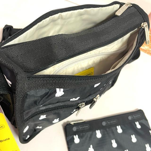 新品★LeSportsac レスポートサック ミッフィー ブラック 黒色 ショルダーバッグ ポーチ 7507 S セット 送料無料 < 女性ファッション  新品★LeSportsac レスポートサック ミッフィー ブラック 黒色 ショルダーバッグ ポーチ 7507 S セット 送料無料 < 女性ファッションの