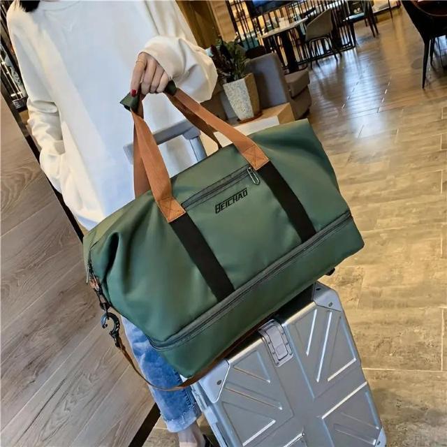 超お買い得1390円★旅行バッグ、荷物バッグ、大容量旅行バッグ、ウェット&ドライ分離付き 緑 < 女性ファッション  超お買い得1390円★旅行バッグ、荷物バッグ、大容量旅行バッグ、ウェット&ドライ分離付き 緑 < 女性ファッションの