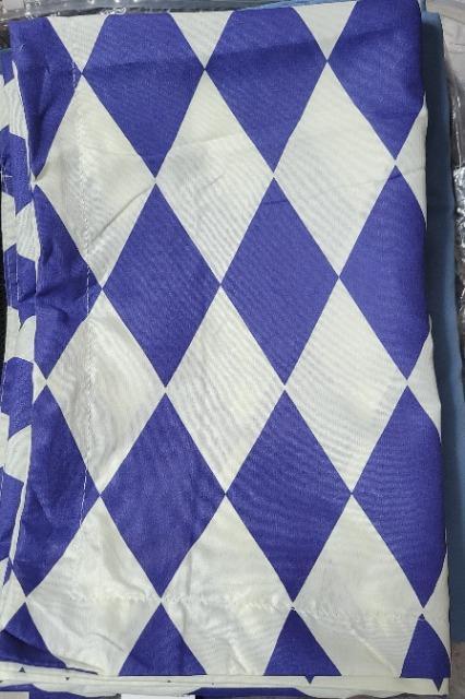 ☆シングル布団カバー☆3点セット ダイヤモンドチェック柄 ブルー系 < インテリア/ライフ  ☆シングル布団カバー☆3点セット ダイヤモンドチェック柄 ブルー系 < インテリア/ライフの