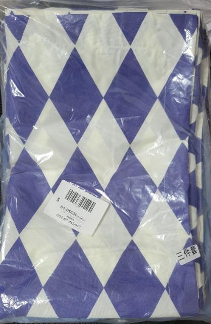 ☆シングル布団カバー☆3点セット ダイヤモンドチェック柄 ブルー系 < インテリア/ライフ  ☆シングル布団カバー☆3点セット ダイヤモンドチェック柄 ブルー系 < インテリア/ライフの