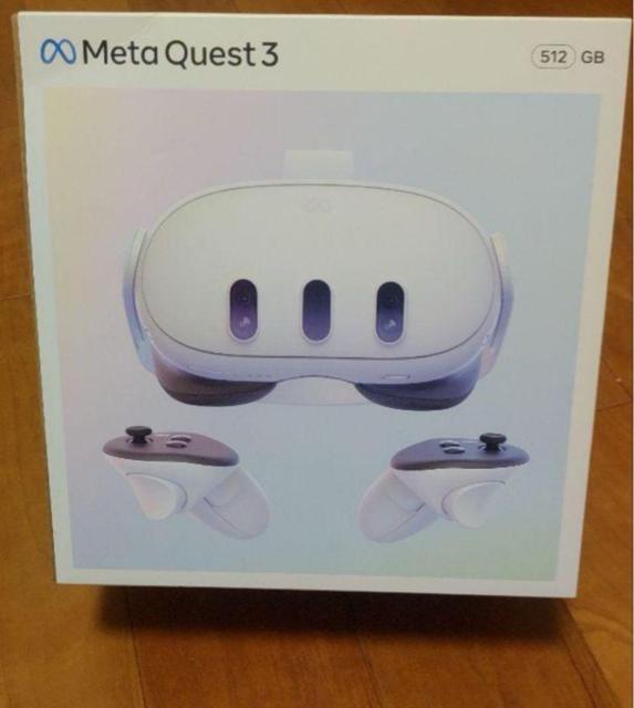 Meta Quest 3 512GB VRヘッドセット の箱 < 家電/AV Meta Quest 3 512GB VRヘッドセット の箱 < 家電/AVの