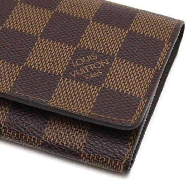 ◆ 本物 美品 ◆ LV ルイヴィトン ダミエ カードケース 名刺入れ アンヴェロップカルトドゥヴィジット 袋 人気 N62920 < ブランド ◆ 本物 美品 ◆ LV ルイヴィトン ダミエ カードケース 名刺入れ アンヴェロップカルトドゥヴィジット 袋 人気 N62920 < ブランドの