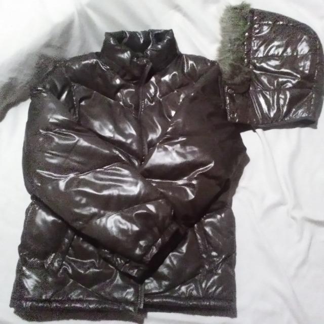 △REFINED ダウンジャケット 4L 大きいサイズ 中古 フード脱着式 ダークブラウン系 < 男性ファッション △REFINED ダウンジャケット 4L 大きいサイズ 中古 フード脱着式 ダークブラウン系 < 男性ファッションの