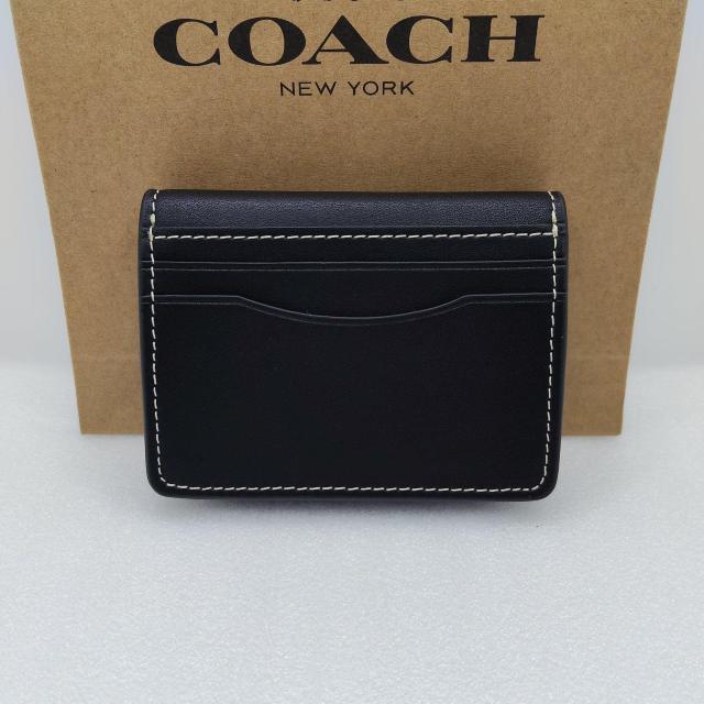 �V�i�@COACH�@�o���f�B�b�g  ���h���� �@�J�[�h�P�[�X�@�t���O�����g�P�[�X�@�u���b�N �� �u�����h�� 