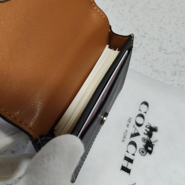 �V�i�@COACH�@�o���f�B�b�g  ���h���� �@�J�[�h�P�[�X�@�t���O�����g�P�[�X�@�u���b�N �� �u�����h�� 