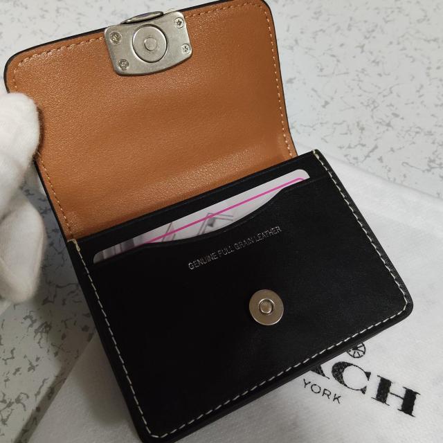 �V�i�@COACH�@�o���f�B�b�g  ���h���� �@�J�[�h�P�[�X�@�t���O�����g�P�[�X�@�u���b�N �� �u�����h�� 