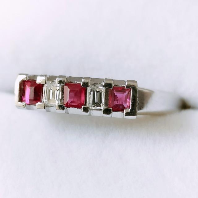 �O�z �_�C�������h�~���r�[ �����O Pt900 0.28ct 0.12ct 4.9g �� �����A�N�Z�T���[/���v�� 