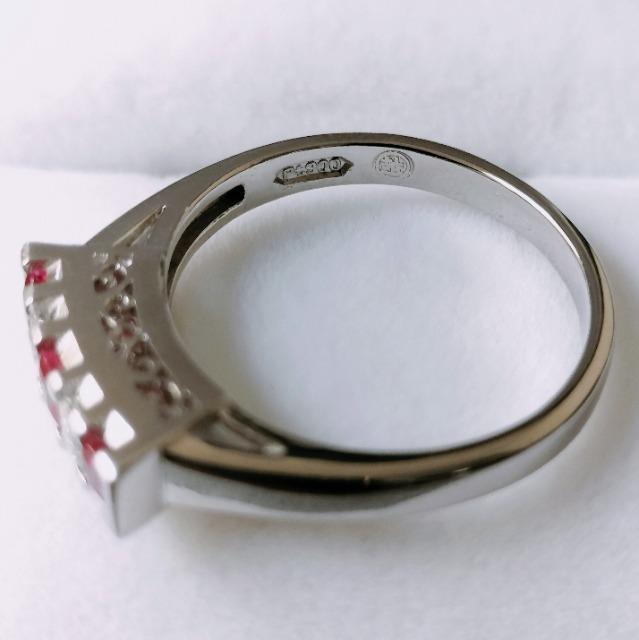 �O�z �_�C�������h�~���r�[ �����O Pt900 0.28ct 0.12ct 4.9g �� �����A�N�Z�T���[/���v�� 