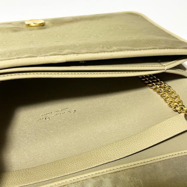 ChristianDior �N���X�`�����f�B�I�[�� ���U�[ �`�F�[�� �N���X�{�f�B �V�����_�[�o�b�O �΂ߊ|�� �x�[�W�� �� �u�����h�� 