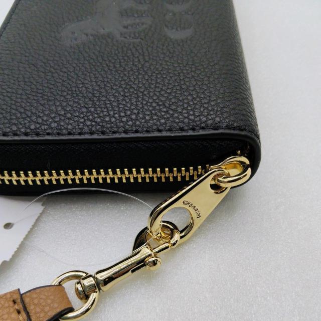 新品COACH ホース&キャリッジ アコーディオンジップアラウンドウォレット 長財布 ブラック < ブランド 新品COACH ホース&キャリッジ アコーディオンジップアラウンドウォレット 長財布 ブラック < ブランドの