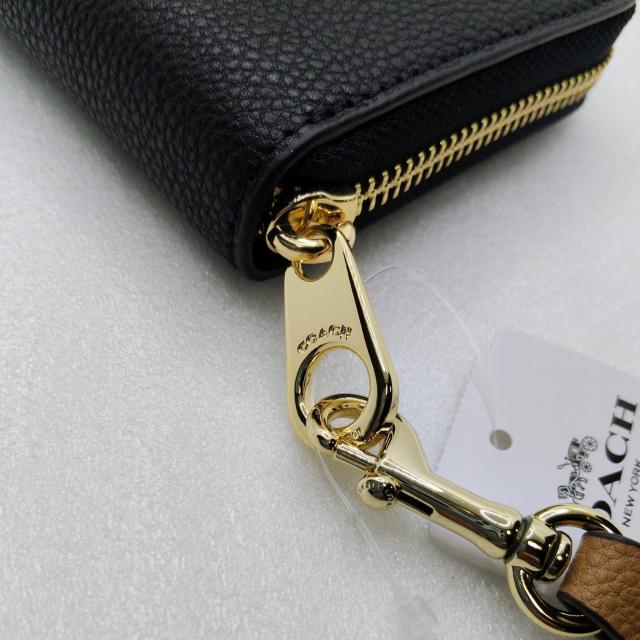 新品COACH ホース&キャリッジ アコーディオンジップアラウンドウォレット 長財布 ブラック < ブランド 新品COACH ホース&キャリッジ アコーディオンジップアラウンドウォレット 長財布 ブラック < ブランドの