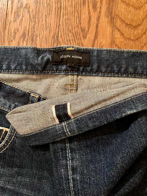 joseph homme セルビッチ デニム ジーンズ 赤耳 日本製 ジョセフオム ジーパン パンツ 美ヒゲ < 男性ファッション  joseph homme セルビッチ デニム ジーンズ 赤耳 日本製 ジョセフオム ジーパン パンツ 美ヒゲ < 男性ファッションの