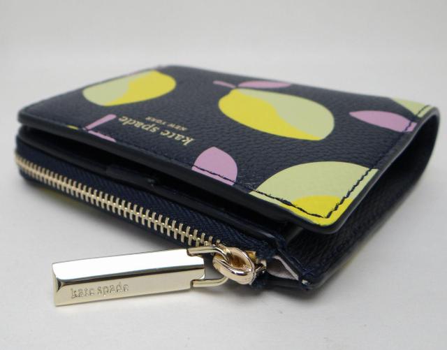 ケイトスペード レザー レモン L字ファスナー二つ折り財布 ブラック【送料無料】 < ブランド ケイトスペード レザー レモン L字ファスナー二つ折り財布 ブラック【送料無料】 < ブランドの