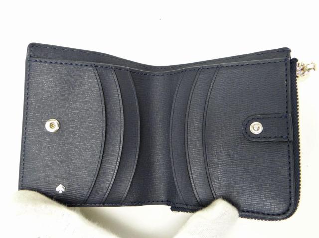 ケイトスペード レザー レモン L字ファスナー二つ折り財布 ブラック【送料無料】 < ブランド ケイトスペード レザー レモン L字ファスナー二つ折り財布 ブラック【送料無料】 < ブランドの