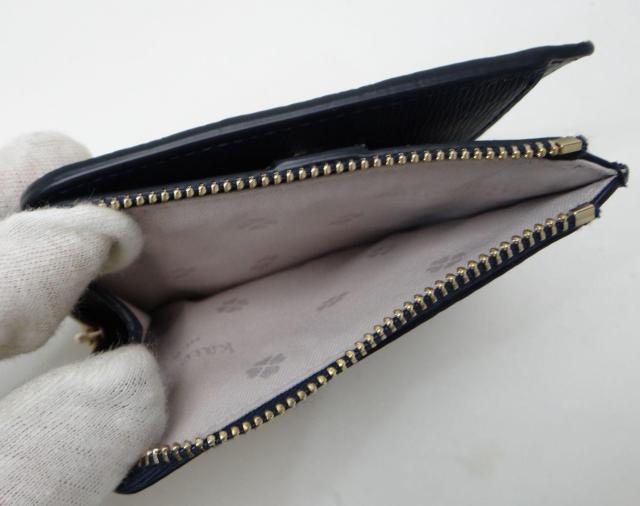 ケイトスペード レザー レモン L字ファスナー二つ折り財布 ブラック【送料無料】 < ブランド ケイトスペード レザー レモン L字ファスナー二つ折り財布 ブラック【送料無料】 < ブランドの