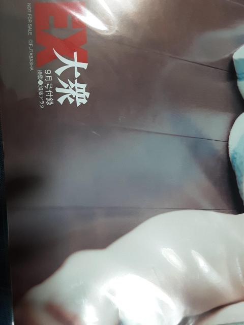 西野七瀬クリアファイルポスター付き「EX大衆2016年9月号」送料無料 < タレントグッズ  西野七瀬クリアファイルポスター付き「EX大衆2016年9月号」送料無料 < タレントグッズの