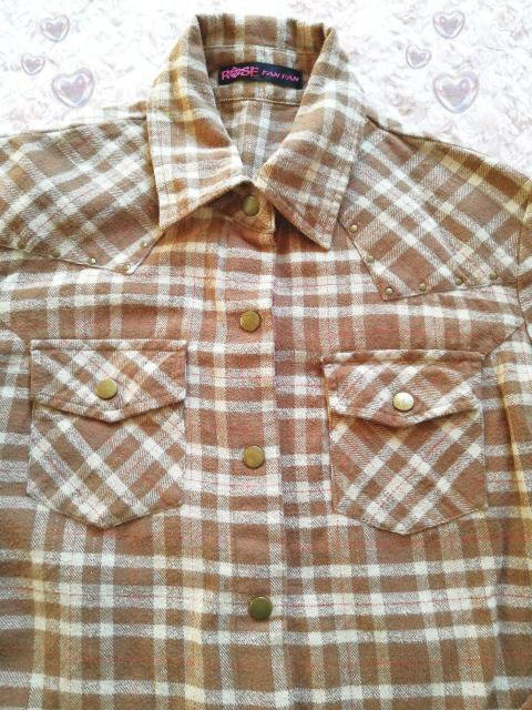 ローズファンファン*チェックシャツ < ブランド ローズファンファン*チェックシャツ < ブランドの