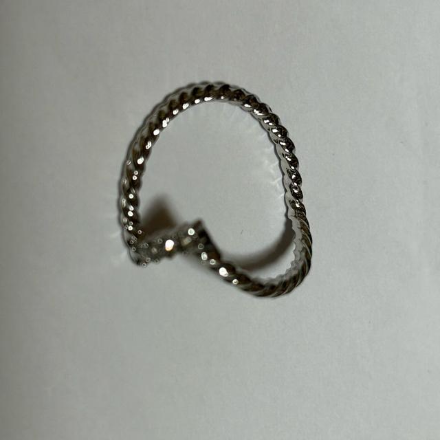 重ね付けデザインリング ジルコニア サイズ15号 管理番号20251-I < 女性アクセサリー/時計 重ね付けデザインリング ジルコニア サイズ15号 管理番号20251-I < 女性アクセサリー/時計の