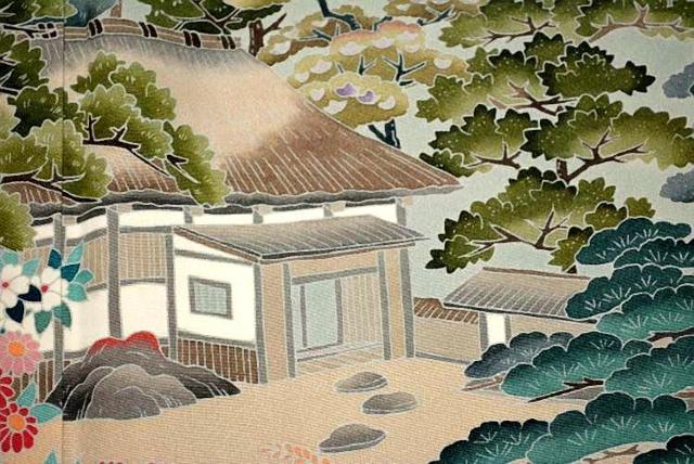 【最高峰】新品同様 十日町友禅作家【岡村蒼風】暈し染め 風景花文 比翼付 黒留袖 身丈155.5cm 裄丈64.5cm T3505 < 女性ファッション  【最高峰】新品同様 十日町友禅作家【岡村蒼風】暈し染め 風景花文 比翼付 黒留袖 身丈155.5cm 裄丈64.5cm T3505 < 女性ファッションの