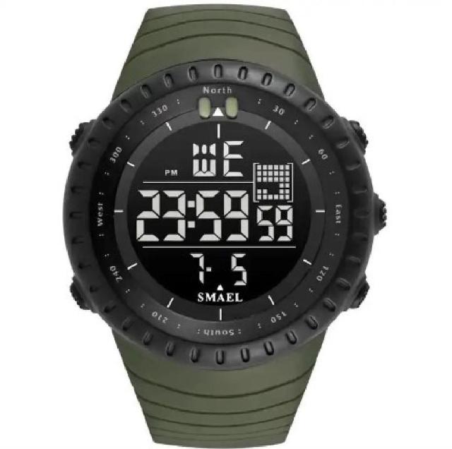 SMAEL 1237 デジタルスポーツウォッチ(アーミーグリーン) < 男性アクセサリー/時計  SMAEL 1237 デジタルスポーツウォッチ(アーミーグリーン)  < 男性アクセサリー/時計の