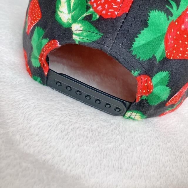 イチゴ柄 いちご 総柄 キャップ 帽子 フリー 調節可能 カジュアル帽子 大人用 N2m < 女性ファッション イチゴ柄 いちご 総柄 キャップ 帽子 フリー 調節可能 カジュアル帽子 大人用 N2m < 女性ファッションの