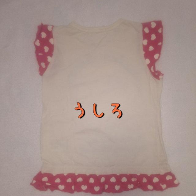 バンビ柄フリル袖Tシャツ サイズ90 送料無料 < キッズ/ベビー  バンビ柄フリル袖Tシャツ サイズ90 送料無料 < キッズ/ベビーの