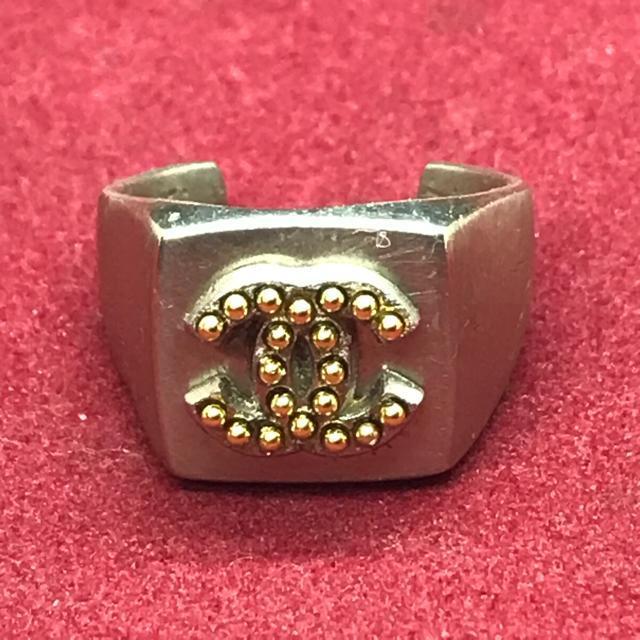 正規品 シャネル CoCoマーク シグネットリング シルバー系 < ブランド 正規品 シャネル CoCoマーク シグネットリング シルバー系 < ブランドの