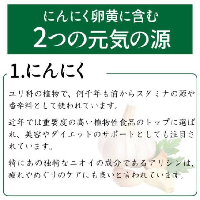 にんにく卵黄 サプリメント 約6ヵ月分 < グルメ/ドリンク にんにく卵黄 サプリメント 約6ヵ月分 < グルメ/ドリンクの