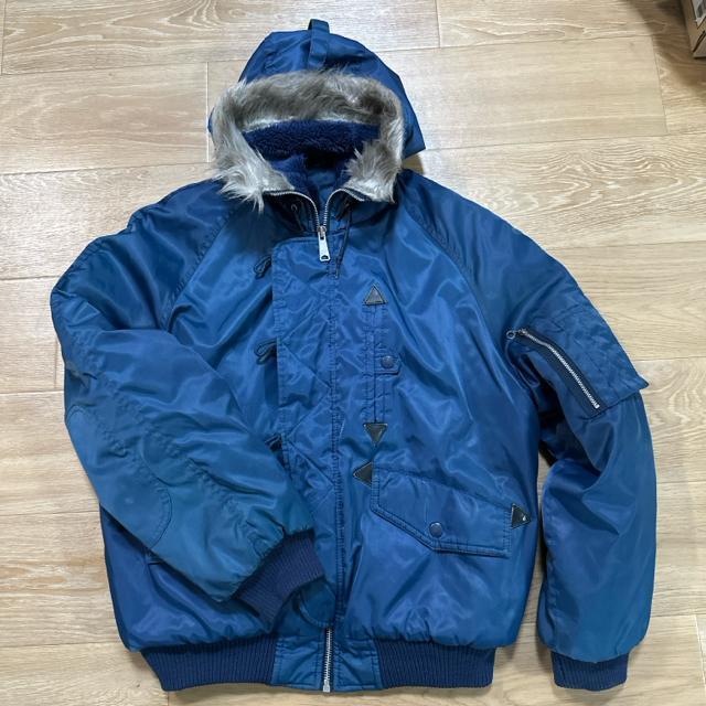 ビンテージ ネイビー フライトジャケット ボンバー < 男性ファッション ビンテージ ネイビー フライトジャケット ボンバー < 男性ファッションの