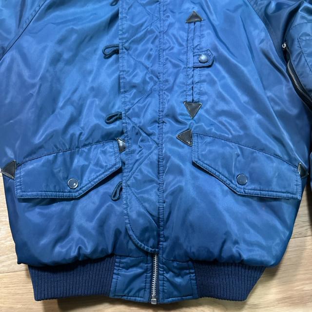 ビンテージ ネイビー フライトジャケット ボンバー < 男性ファッション ビンテージ ネイビー フライトジャケット ボンバー < 男性ファッションの