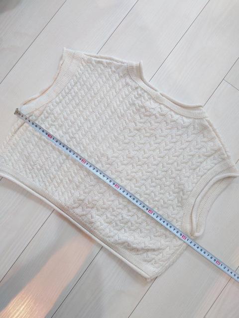 ZARA �P�[�u���҂� �j�b�g�x�X�g �N���[���F�y���{�b�ނ��񒅗p�z �� �u�����h�� 