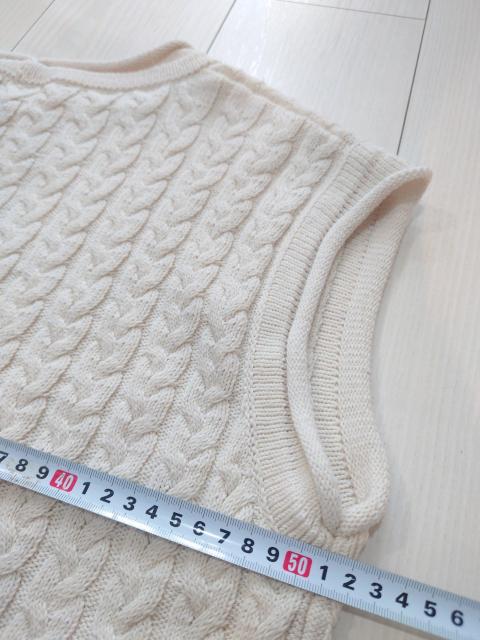 ZARA �P�[�u���҂� �j�b�g�x�X�g �N���[���F�y���{�b�ނ��񒅗p�z �� �u�����h�� 