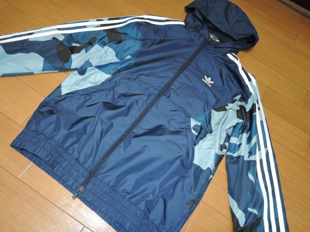 新品アディダスオリジナルスadidasパーカージャケットS紺迷彩 < ブランド 新品アディダスオリジナルスadidasパーカージャケットS紺迷彩 < ブランドの
