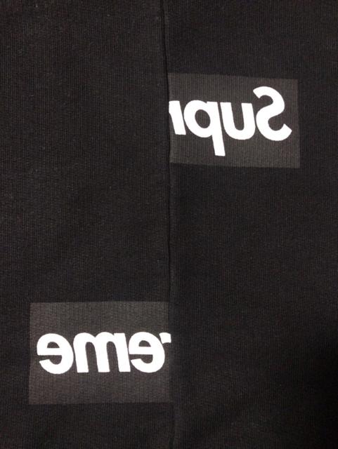 18AW Comme des Garons SHIRT Split Box Logo Hooded Sweatshirt  uh 