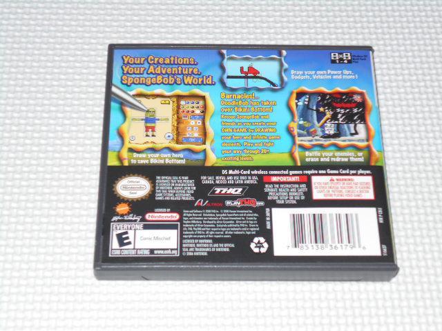 DS★Drawn to Life Spongebob SQUAREPANTS Edition < ゲーム本体/ソフト  DS★Drawn to Life Spongebob SQUAREPANTS Edition < ゲーム本体/ソフトの