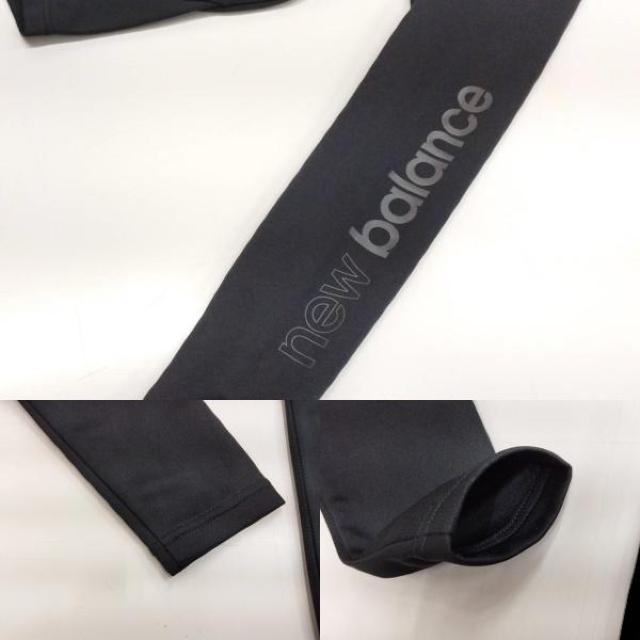 S)黒)ニューバランス★ハーフジップジャージ◆ 長袖襟付き 薄手テロテロ ポケットなし AMT25206 < レジャー/スポーツ  S)黒)ニューバランス★ハーフジップジャージ◆ 長袖襟付き 薄手テロテロ ポケットなし AMT25206 < レジャー/スポーツの