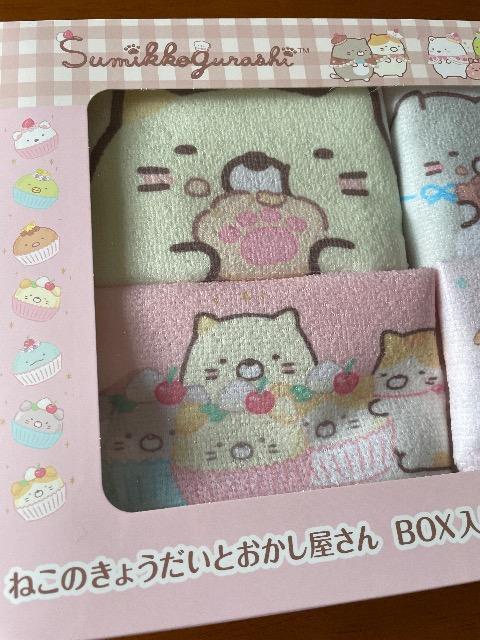 ♯新品♯すみっコぐらし ねこのきょうだいとおかし屋さん BOX入りフェイスタオル4枚ギフトセット < アニメ/コミック/キャラクター  ♯新品♯すみっコぐらし ねこのきょうだいとおかし屋さん BOX入りフェイスタオル4枚ギフトセット < アニメ/コミック/キャラクターの