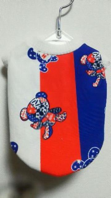 SALE★ハンドメイド*ヒスミニTシャツ*ファックベア柄・トリコロール・クマ・犬用*SS < ペット/手芸/園芸  SALE★ハンドメイド*ヒスミニTシャツ*ファックベア柄・トリコロール・クマ・犬用*SS  < ペット/手芸/園芸の