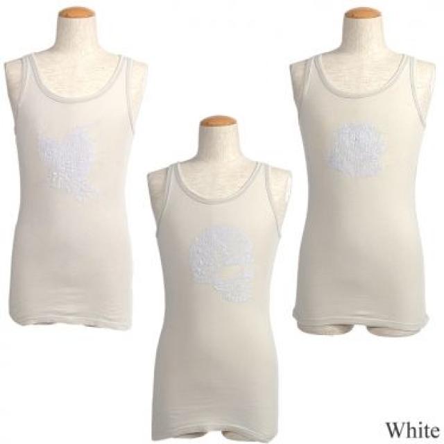 【MIDAS/ミダス】お兄.ロック.ホスト系♪スカル刺繍マニサレラ タンクトップ < ブランド 【MIDAS/ミダス】お兄.ロック.ホスト系♪スカル刺繍マニサレラ タンクトップ < ブランドの