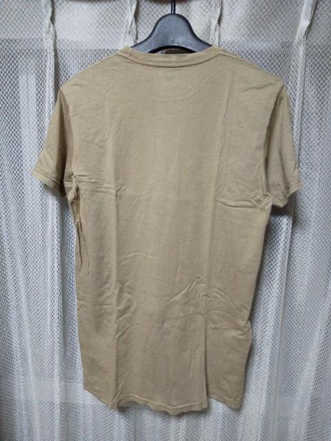 ALTRU オールトゥルー プリント コットン 半袖Tシャツ Sサイズ カーキ USA製 バイカー ミリタリー < 男性ファッション  ALTRU オールトゥルー プリント コットン 半袖Tシャツ Sサイズ カーキ USA製 バイカー ミリタリー < 男性ファッションの
