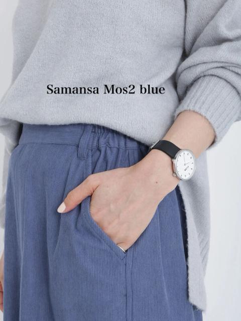 Vi@Samansa Mos2 blueR[fCXJ[g  t@bV 