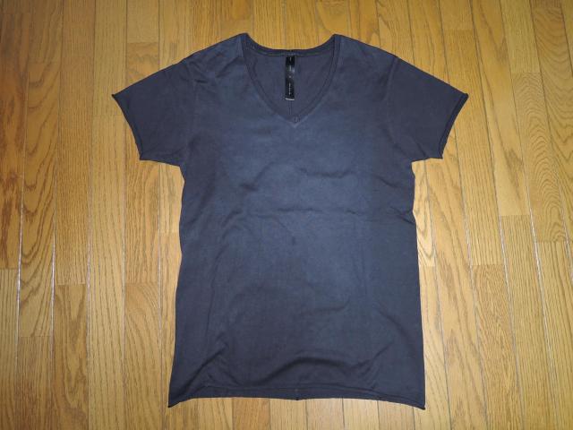 WJK ダブルジェイケイ V字 Tシャツ S 黒 カットソー Tee < ブランド WJK ダブルジェイケイ V字 Tシャツ S 黒 カットソー Tee < ブランドの