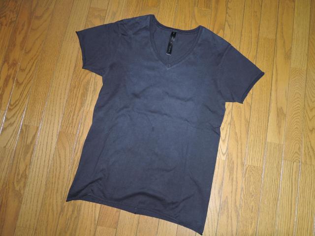 WJK ダブルジェイケイ V字 Tシャツ S 黒 カットソー Tee < ブランド WJK ダブルジェイケイ V字 Tシャツ S 黒 カットソー Tee < ブランドの