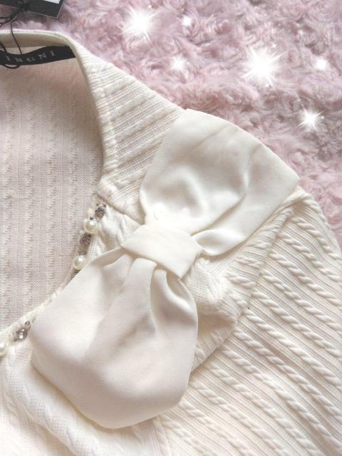 新品☆イング*肩リボントップス(オフホワイト) < ブランド  新品☆イング*肩リボントップス(オフホワイト) < ブランドの