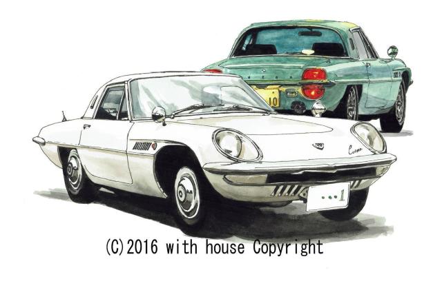 NC-090コスモスポーツ限定版画サイン額装作家平右ヱ門 < 自動車/バイク NC-090コスモスポーツ限定版画サイン額装作家平右ヱ門 < 自動車/バイク