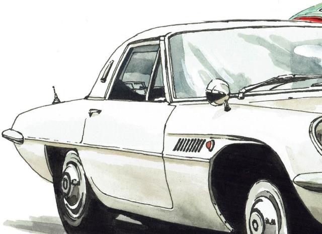 NC-090コスモスポーツ限定版画サイン額装作家平右ヱ門 < 自動車/バイク NC-090コスモスポーツ限定版画サイン額装作家平右ヱ門 < 自動車/バイク