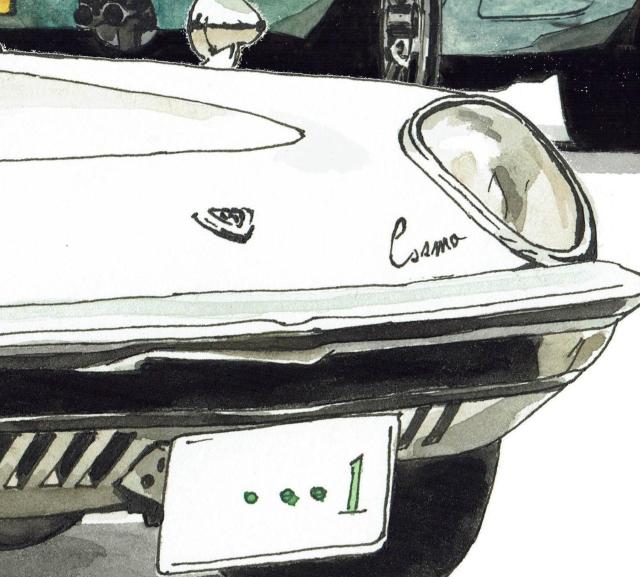 NC-090コスモスポーツ限定版画サイン額装作家平右ヱ門 < 自動車/バイク NC-090コスモスポーツ限定版画サイン額装作家平右ヱ門 < 自動車/バイク