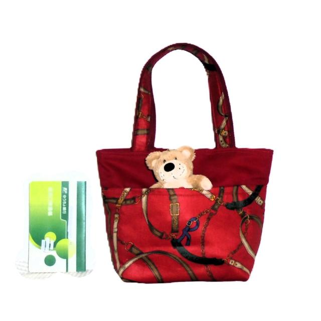 ◆ちょっと持ちお散歩ミニバッグ◆Roberta di Camerino◆ロベルタ・ベルト柄・赤◆ < 女性ファッション ◆ちょっと持ちお散歩ミニバッグ◆Roberta di Camerino◆ロベルタ・ベルト柄・赤◆ < 女性ファッションの