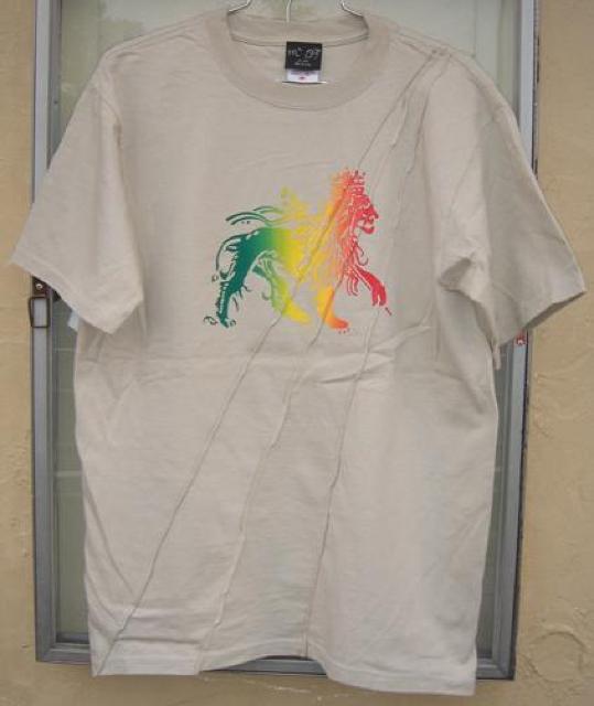 M-69 オリジナル Jah Lion ステッチ (Stitch) Tシャツ ルーツ ロック レゲエ ラスタ ライオン < 男性ファッション M-69 オリジナル Jah Lion ステッチ (Stitch) Tシャツ ルーツ ロック レゲエ ラスタ ライオン < 男性ファッションの