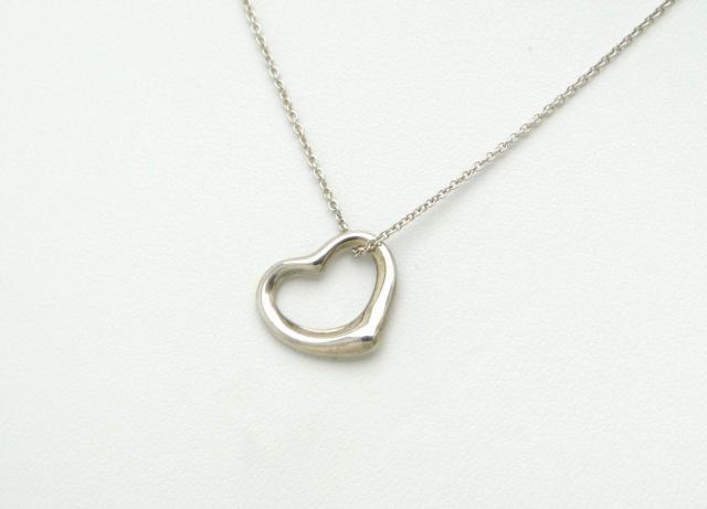 TIFFANY&CO. ティファニー オープンハート ペンダント ネックレス SV925 シルバー<USED>【送料無料】 < ブランド TIFFANY&CO. ティファニー オープンハート ペンダント ネックレス SV925 シルバー<USED>【送料無料】 < ブランドの